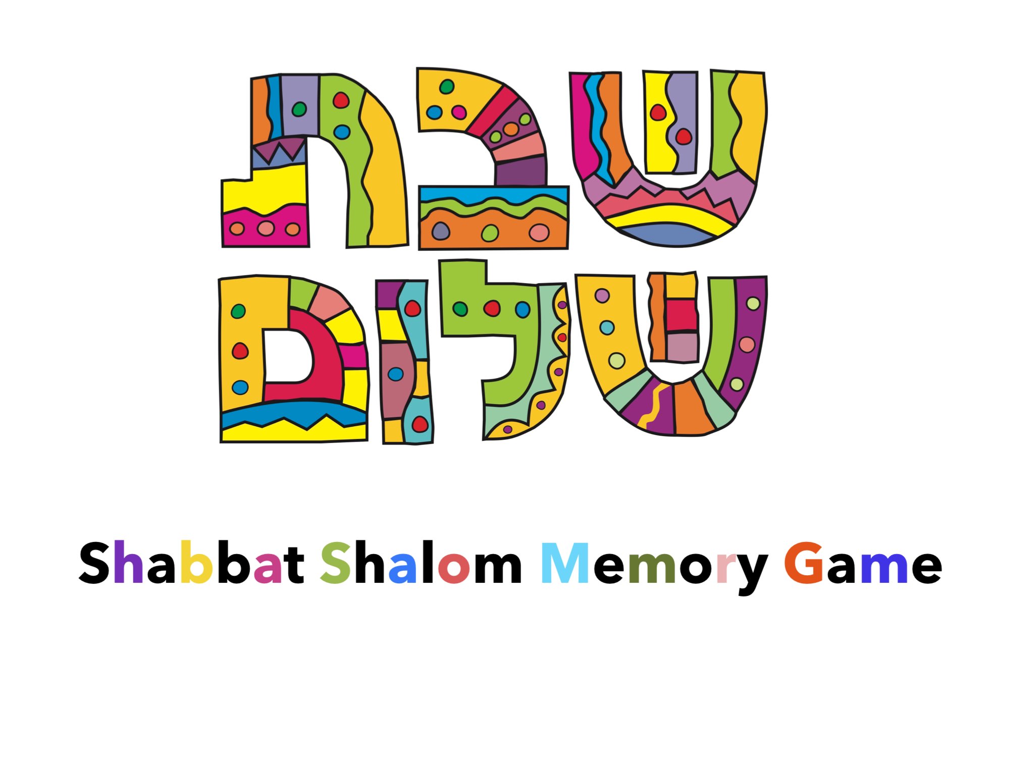 Shabbat Shalom Memory Game By Ji Team Carina Educational Games For Kids On Ji Tap